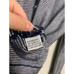 St. John Sport Blue White Knit Button Down Cardigan Jeweled Large Blue Photo 4