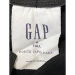 Gap Ponte Capri Women's Black High Rise Pleated Cropped Trousers Pants Sz S Tall Photo 3