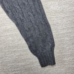 Ralph Lauren Rugby Cable Knit Sweater Large Gray Wool Angora Cashmere Blend Photo 4