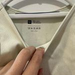 White Tank Bodysuit Size M Photo 1