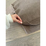 Pink Rose Women's Taupe Ribbed Crew Neck Sweater Size S Photo 3