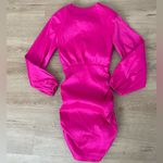 Lovers + Friends Hot Pink Lorenza Mini Dress Long-sleeve Photo 9