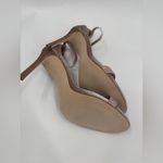 Steve Madden  Tecy Rhinestone Embellished Stiletto Sandal in Blush Velour Photo 4