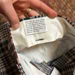 VTG WHITE CHRISTMAS HOLIDAY PLAID WOOL TROUSERS Size 30 Photo 2