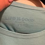 Life is Good SHORT SLEEVE BLUE BEACH GRAPHIC FLIPFLOP COTTON TEE SHIRT XS Photo 6
