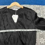 & Other Stories & Other Stories Striped‎ Satin Jacquard Jumpsuit In Black Size 0 Photo 10