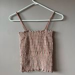 love on a hanger Madewell‎ Women's Superlight Jacquard Smocked Tank Top Size Small Photo 5