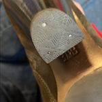 Frye  Madeline Brown Suede Leather Short Ankle Booties Heels Cowgirl Western  7M Photo 12