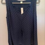 Old Navy NWT Tassel Tie Sleeveless Top size L Photo 0