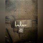 Lulus black paper bag waist shorts NWT Photo 6