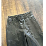 Spanx Faux Leather Like Jogger Pants Pull-On Elastic Waist Size Small Photo 3