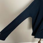 Sundry Hoodie Sweatshirt Graphic Coast To Coast Beach Ocean Oversized Blue Red Photo 2