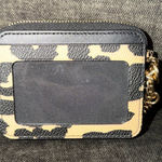 Coach  Leopard Print Key & Card Holder Photo 0