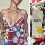 Anthropologie Floral Dress Boho Festival Colorful Stretch XS Photo 3