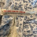 Free People Intimately  Ditsy Floral Blue White Bodysuit Size Small Photo 10