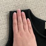 lemon grass Vintage  Flower Sleeveless Sweater Photo 4