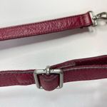 Fossil Dawson Top Zip Pebbled Leather Crossbody Shoulder Bag Purse Wine Burgundy Photo 7