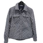 Marmot  Riley Women's Quilted Snap Front Shirt Jacket Blue Gray Size Small Photo 1