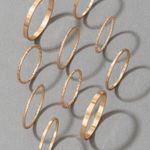 Boutique 10pc Minimalist Ring Set Photo 0