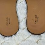 Gucci  White and Gold Slide Sandals with Fringe Size 39 Photo 8