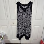 Elie McCarthy black white handkerchief dress size 3XL Photo 1