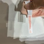 Colsie Light Coral Pink Longline Ribbed Lace Trim Bralette Sz M NWT Size M Photo 5