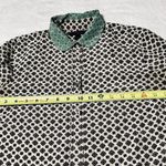 J.Crew 100% Silk Button Front
Blouse Whimsical Blue Green
Gold Size 8 Photo 6