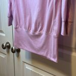 Nike  Dri-FIT Pink Long Sleeve Raglan Pullover Sweatshirt Workout Womens Medium # Photo 4