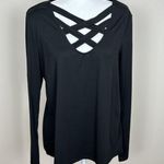 No Boundaries  Black Criss Cross Top  Size XXXL (21) Photo 0