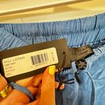 (NWT) Nili Lotan Safi Satin Track Pants Blue Size L Photo 4