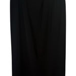 Talbots Black Midi Slip Skirt Career Office Business Capsole Womens 14 Photo 0