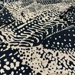 JM Collection  Black and Cream Abstract Top (R1) Photo 1