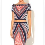 Jealous Tomato Navy, Red and White Contemporary Knit Sweater Crop, EUC, Medium Photo 1