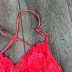 Free People Hot Pink Lace Bralette Photo 4
