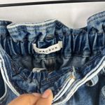 PacSun Seabreak Mom Jeans Womens XS Blue Denim Cotton High Rise Paperbag Waist Photo 4