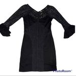 Free People  Black Crochet Dress Photo 6