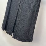 Vintage 90's Marina Beaded Silk Dress Jacket Blazer Size Small Black Photo 4