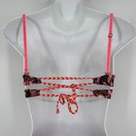 Maaji ‎ Bikini Set Size Small Pink Orange Geometric Print Swimsuit Tropical Beach Photo 6