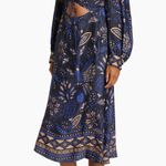 Farm Rio Macaw Forest Cutout Midi-Dress Photo 3