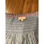 Marea by Liz Joy Pure Joy Home Harbor Sunset Smocked Block floral Print Skirt S Blue Photo 4