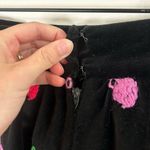 Vintage velvet embroidered maxi skirt size 10 Photo 5