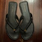 Tory Burch Black Leather Classic Flip Flop Photo 4