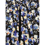 Reiss  Blue Lulu Ditsy Flippy Drop Waist Mini Dress Short Sleeve Flutter Medium 8 Photo 2