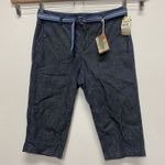 Dockers  Capri Straight Pants Womens Plus US 14 Soft Denim Dark Chambray Photo 0