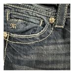 Miss Me Studded Bling Distressed Cutoffs Stretch Sz 27 Photo 5