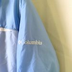 Columbia  Light Blue Windbreaker Jacket Girls Size 14/16 XL Women Small Photo 4