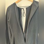 Amanda Uprichard 100% Silk Black Long Sleeve Cutout Mini Dress size P XS 0-2 Photo 9