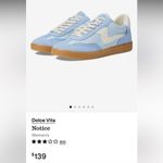 NWOT Dolce Vita Blue Notice Sneakers Size 7 Photo 1