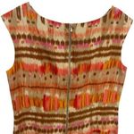 Tahari  Multicolor Linen Blend Mini Shift Dress Travel Resort Coastal Chic 8 Photo 5