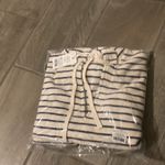 Marine layer  Women's Playa Hoodie Navy/Cream Stripe Size medium NWT Photo 3